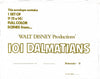 101 Dalmations (Lobby set of 9 cards with original envelope)