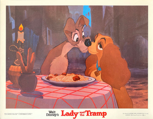 Lady and the Tramp (Lobby set of 9 cards with original envelope)