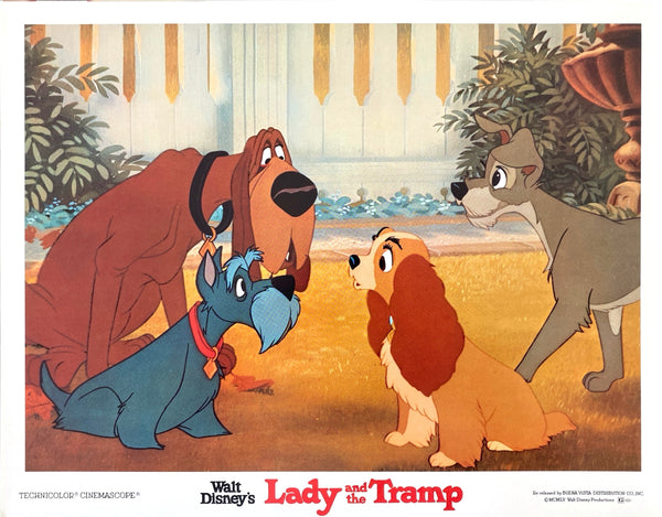 Lady and the Tramp (Lobby set of 9 cards with original envelope)