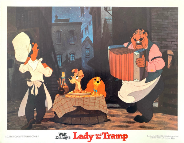 Lady and the Tramp (Lobby set of 9 cards with original envelope)