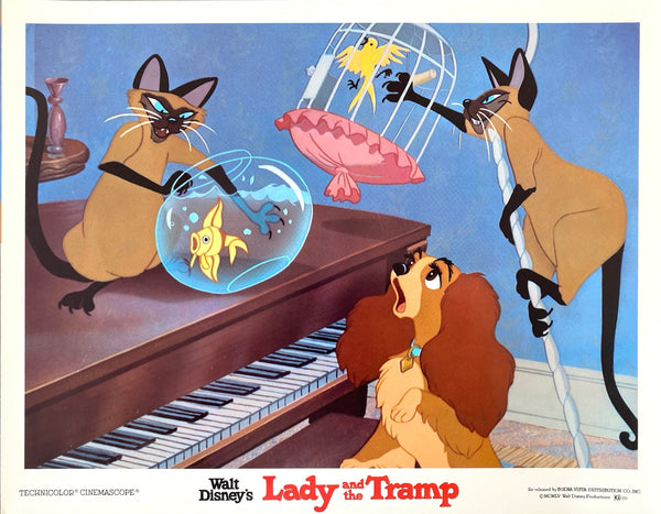 Lady and the Tramp (Lobby set of 9 cards with original envelope)
