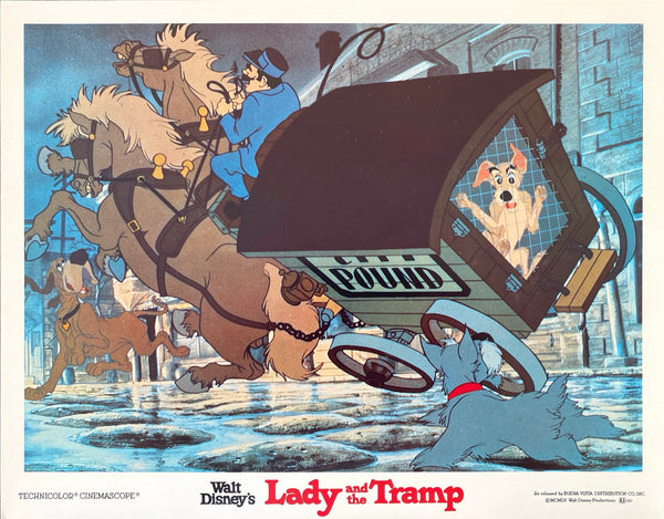 Lady and the Tramp (Lobby set of 9 cards with original envelope)