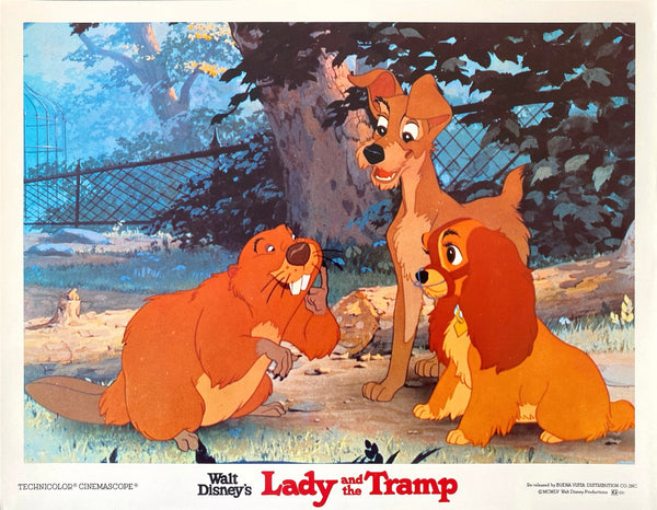 Lady and the Tramp (Lobby set of 9 cards with original envelope)