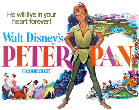 Peter Pan (Lobby set of 9 cards with  original envelope)
