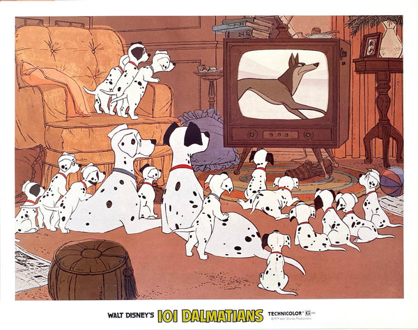 101 Dalmations (Lobby set of 9 cards with original envelope)