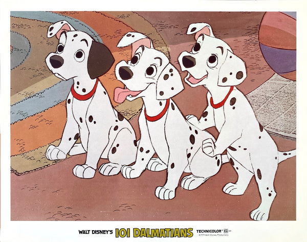 101 Dalmations (Lobby set of 9 cards with original envelope)