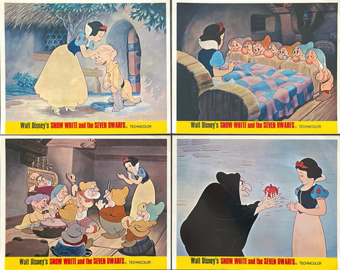 Snow White and the 7 Dwarfs (UK Front of House Set of 8 stills)