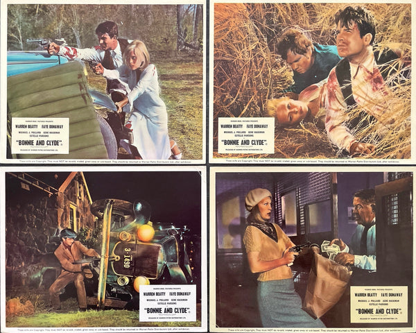 Bonnie and Clyde (UK Front of House Still Set of 8 Stills)