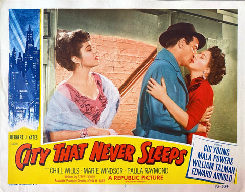 City That Never Sleeps (4  Lobby Cards)