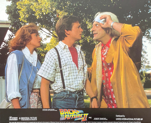 Back to the Future II (Full Set of 8 UK Front of House Cards)