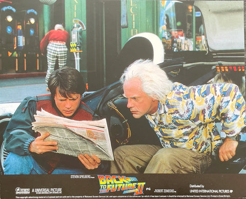 Back to the Future II (Full Set of 8 UK Front of House Cards)