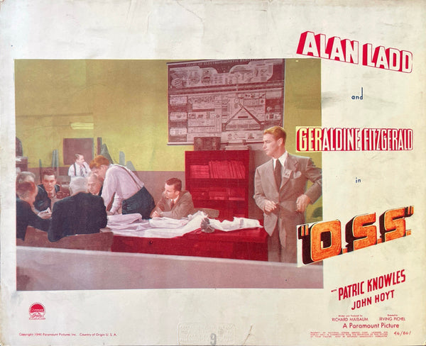 "O.S.S." (US Set of 8 Lobby Cards)