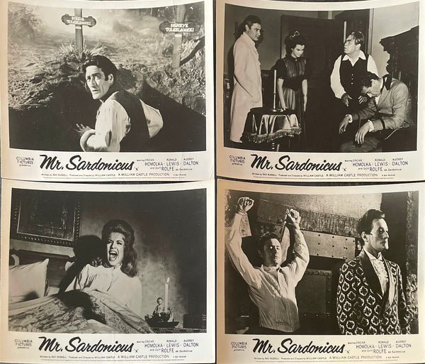Mr Sardonicus (UK Front of House Set of 8 Stills)