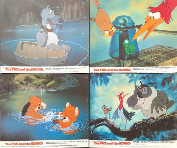 Fox and The Hound (UK Front of House Set of 8 Stills)