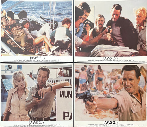 Jaws 2 (UK Front of House Set of 8 Stills)