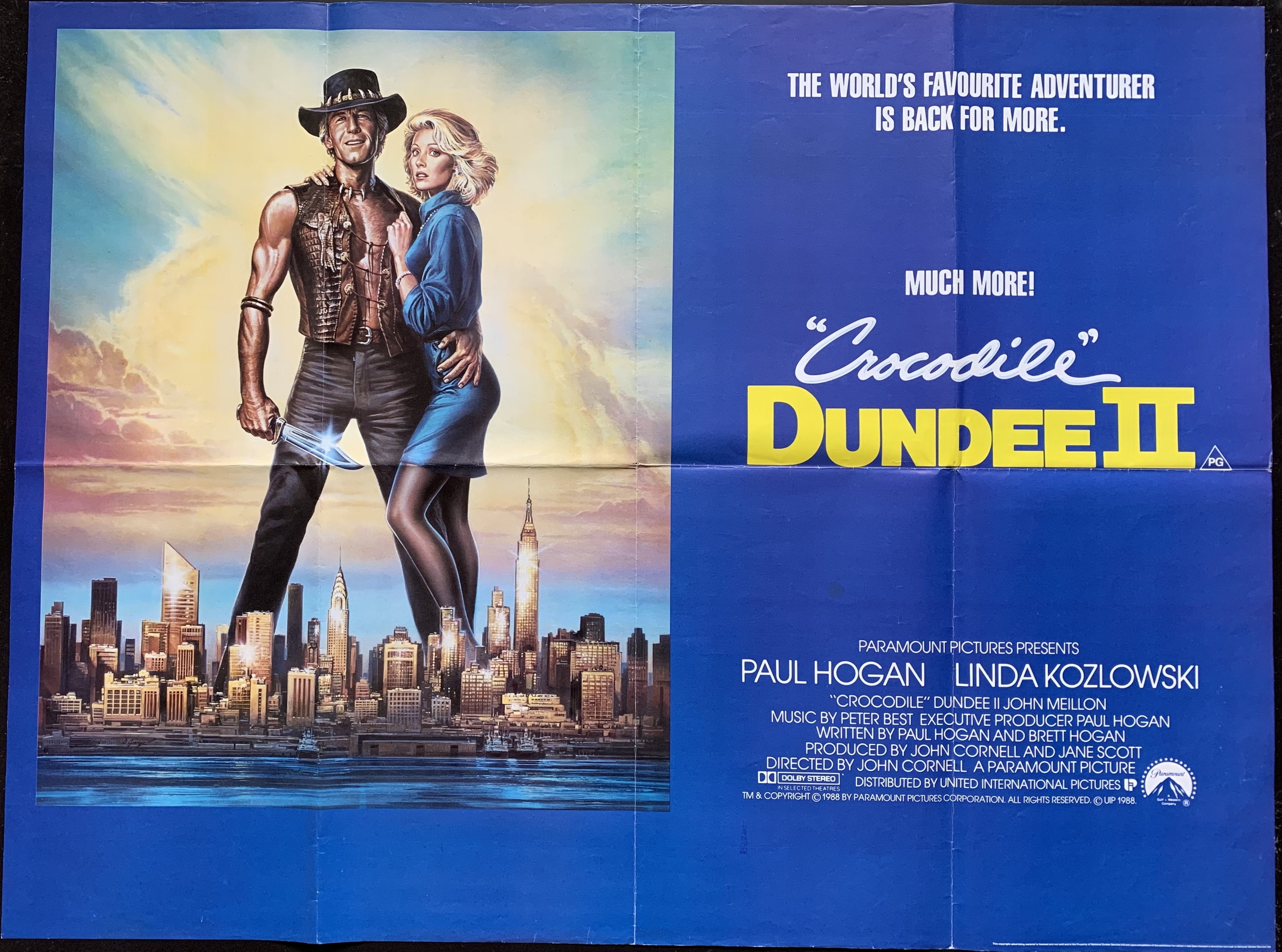 Crocodile Dundee 2 Vertigo Posters