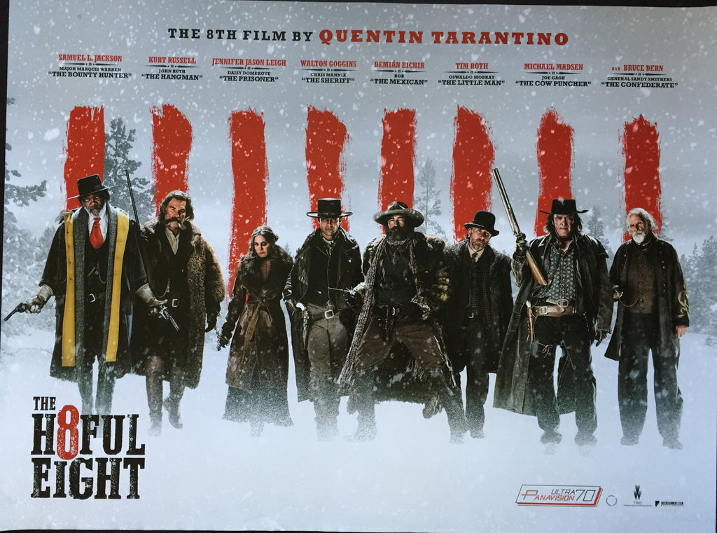The Hateful Eight Movie Poster (24x36) - Kurt Russell, Samuel L. Jackson