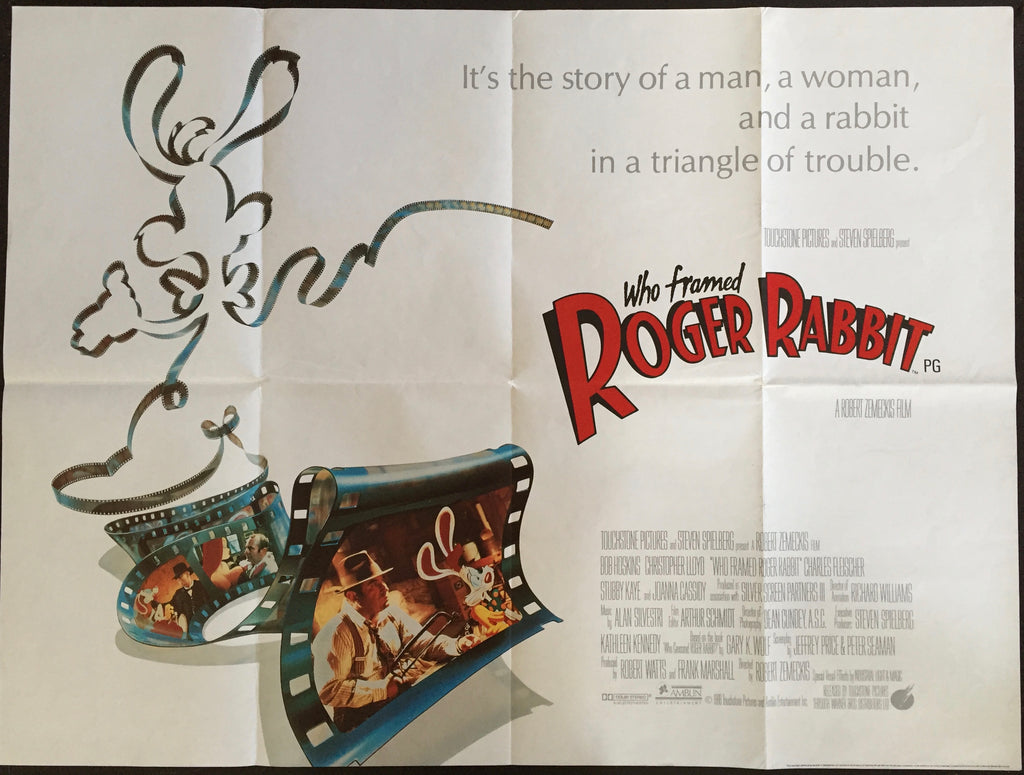 Who Framed Roger Rabbit Movie Poster Who Framed Roger Rabbit Bob